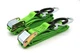 Factory Effex Kawasaki Green Tie Downs * Durable Motorcycle Strap Set