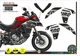 Stickers Fairings Fairing DUCATI Multistrada Enduro 1260 1200 Black Duc En 24