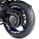17 inch Vinyl Wheel Rim Stickers S22W For Yamaha FZ10 MT-10 18 19 20 21