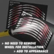 17" Reflective Wheel Decal Stickers SH12 For Honda CBR1000RR-R Fireblade 20-21