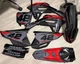 PLASTIC KIT BLACK FOR HONDA CRF 250 RX (2022-24) -CRF 450 RX (2021-24) +Graphics