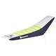 2024-25 Husqvarna TC 65 TC65 Seat Cover  KTM BLUE/WHITE/NEON YELLOW rib#445 LOGO