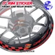 17" Rim Stickers Decals Custom GP01 For Honda CB 919 Hornet 900 02-2007 06