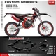Dirtbike Sticker Motorcycle Graphic for BETA RR 50 Race 2021 2022 2023 2024 2025