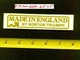 Norton Commando MK 3, Triumph Trident T160 " Made in England " OEM Fender DECAL