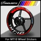 Reflective Motorcycle Wheel Sticker Rim TapeDecals Graphics  For YAMAHA MT10