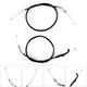 Motorbike Throttle Cable Fit For Kawasaki ER300 Z300 15-16 EX250 Ninja 250R 08+A