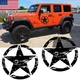 2Pcs 20" Military Army Star Graphic Stickers Hood Side Door Decal For Jeep Etc