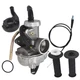Carburetor W/ Throttle&Cable Grip Casing Set For Honda XR80 XR80R XL75 XR75 XL70