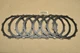 Vtg OEM Honda CB350 CB550 CR450 CR480 SL350 XL250 XL350 Clutch Disk Qty8