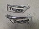Tank Badges Triumph Bonneville Tiger Triphy 500 650 69-79 82-9700  #2