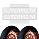 Inner Rim Stickers Supermoto 17" Tape Y01 For Kawasaki KX 450F KXF 450 KX500