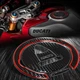 Gas Tank Fuel Cap Cover Decal Pad Panigale 1299/R/S 959/899/Monster Chrome Red