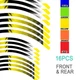 21" 18" A01B Stripe Dirt Bike Wheel Rim Stickers For BETA 500 RS 15-16