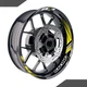 Yellow 17 inch Wheel Sticker Decal AX2 For Suzuki SV 650X 19-20