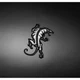 Highway Hawk 3-D STICKER, Panther Small BI-COLOR HH-51-60031
