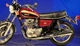 1977 Yamaha XS650D Fuel Tank & Side Covers PIN STRIPING DECALS SET - MAROON Red