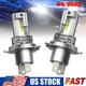 AUXITO 9003 H4 LED Headlight Bulbs High Low Beam 20000LM Wireless Cool White EON