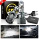 AUXITO H4 Bi-LED Mini Projector Lens Headlight Bulbs Hi/Lo 60000LM Retrofit LHD