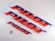 89-90 Honda FL400R FL400 R Pilot Tub & Body Sticker Decal Mark Emblem Set 3pcs