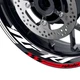 Red AA01 17 INCH RIM DECALS STICKER KIT For Yamaha YZF R1 15 16 17 18 19 20 21