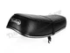 Norton 750 850 Commando Ribbed Top Seat with Silver Logo PN# 06-1766 S