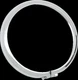 DRAG SPECIALTIES 2001-0555 RING TRIM CHR F/2001-0553