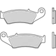 49643 - compatible with Yamaha YZ 250 1998-2002 (F) (OEM 1D) BRAKE PADS BRE