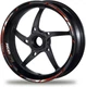 Ducati Panigale Motorcycle Wheel Decals Rim Stickers 899 959 1199 1299 Red