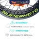 Green Supermoto Rim Wrap Sticker 17" For HONDA XR 250SM 03-05 04