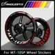 Reflective Motorcycle Wheel Sticker Rim Tape Decals Fits For YAMAHA MT10SP