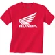 Honda Youth Honda Wing T-Shirt - Red - Large NP21S-Y3034-L