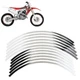 21" 18" RIM WHEEL STICKERS Fit Honda CRF 250L/ RALLY CRF 300L / RALLY CRF230L