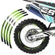 BLUE P05B 21" 18" Wheel Rim Tape Decal Sticker For Suzuki RMX 450Z 2010 17-19 18