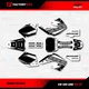 Black & Gray Shift Racing Graphics Kit fits Honda Cr125 Cr250 00-01 CR 125 250