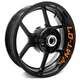 Orange Stripe Decal Wheel Stickers For Yamaha MT07 24 23 22 21 20 19 18-24