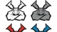 Moose Agroid Decals - 4pk Motorcycle Street Bike Dirt Bike 4320-2528