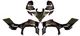 Fits Yamaha YFZ 450R 450X 09-13 graphic decal kit stickers 450r 2009 to 2013