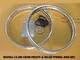 Fit HONDA CB100 CL100 FRONT 18" / REAR 18" WHEEL RIM SET STEEL +SPOKE 72 Pcs.
