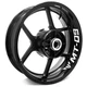 For Yamaha MT09 18-21 20 19 Racing Rim Wheel Stickers 17 inch White