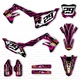 2019 2020 2021 2022 2023 KAWASAKI KXF 450 KX450 GRAPHICS MX MAGENTA DECALS