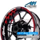 Red Racing GP Rim Wheel Decal Stickers For Honda CB500F 2019-2021