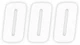 Factory Effex 6" White Factory Number 0 Decals (08-90050)