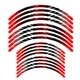 L02B Red 21" 18 inch Wheel Rim Tape Decal Sticker For Suzuki Dirt Bike