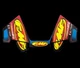 FMF Racing Titanium PowerCore 2.1 Mylars Decal Replacement Kit