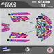 Graphics Kit for SEA-DOO XP (1993-1996) Retro Series - MAGENTA