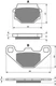 Brake Disc Pads Front R/H Goldfren for 1986 Kawasaki KLR 600 (KL600B2)