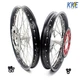 KKE 21/19" Cast MX Wheels Fit Honda XR400R 1996-2004 XR600R 1991-2000 Black Rims