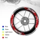 Red Inner Decal Wheel Rim Stickers S18W For Yamaha FZ07 MT-07 18 19 20 21