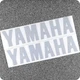 Yamaha REFLECTIVE White Decals R1 R6 MT07 MT09 Zuma UV Racing Graphics fz6r yzf